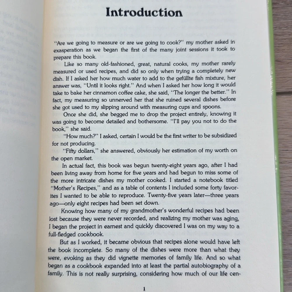 1st Ed/Prt From My Mother’s Kitchen Cookbook‎
